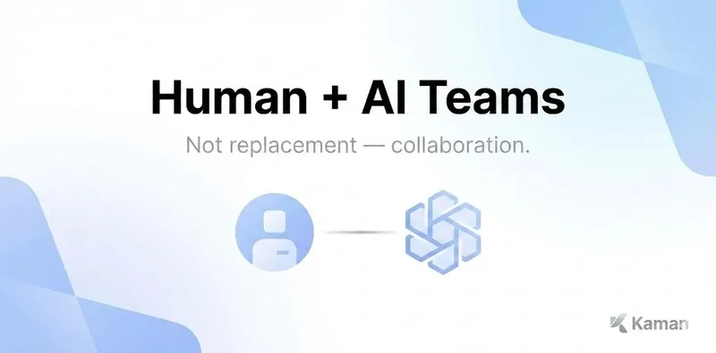 The Future of Work Isn’t Human vs AI — It’s Human + AI Teams
